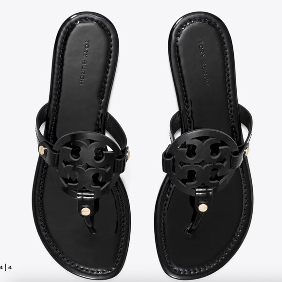 Tory Burch Miller Patent Sandal - Picture 1 of 8